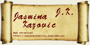 Jasmina Kažović vizit kartica
